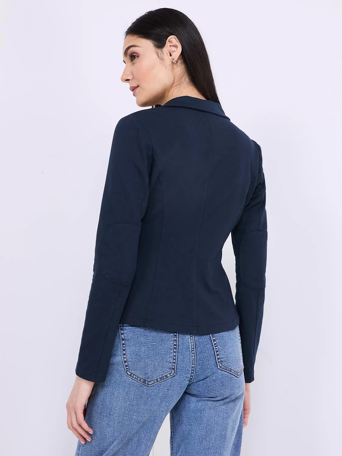 2-Button French Terry Blazer