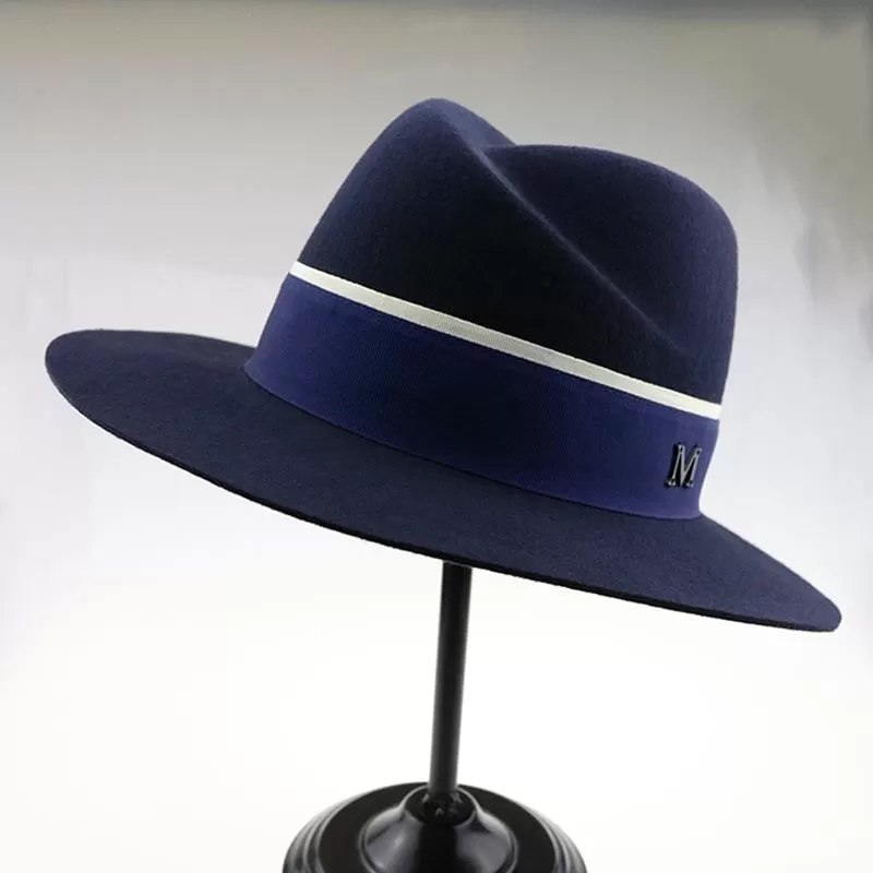 2022 New Hats For Men High Quality Autumn Winter Fedora Ladies Hats For Women M Wool Felt Hat Hair A