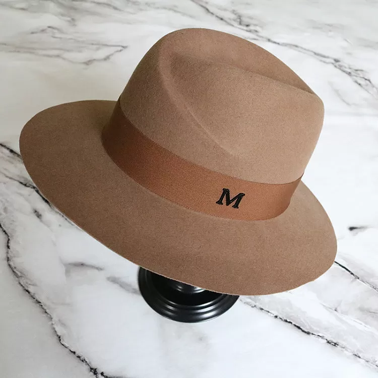 2022 New Hats For Men High Quality Autumn Winter Fedora Ladies Hats For Women M Wool Felt Hat Hair A