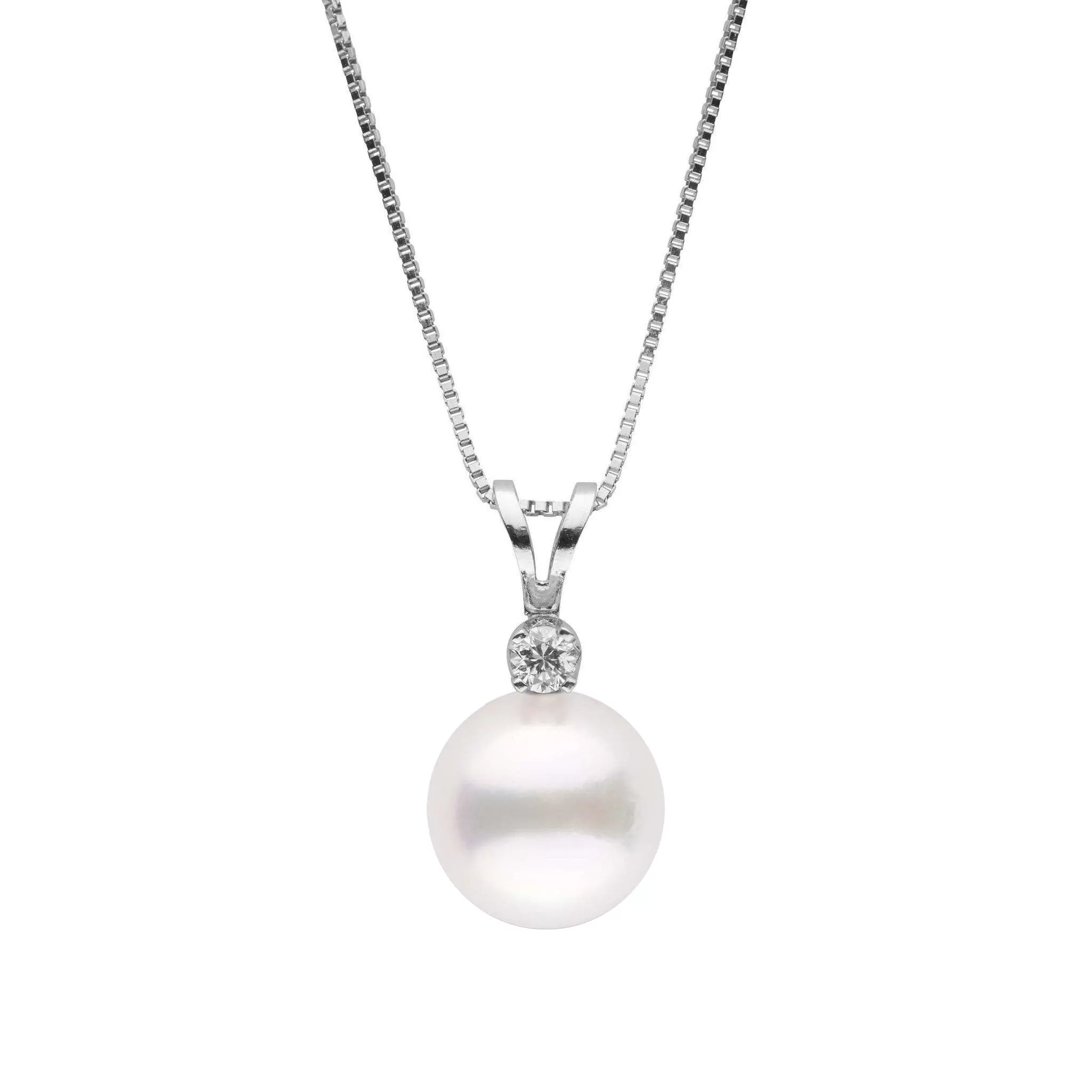 8.0-8.5 mm Akoya Pearl and Diamond Harmony Collection Pendant