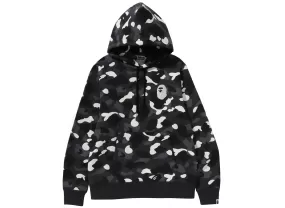 A Bathing Ape City Camo Large Ape Head Pullover Hoodie in Black xld