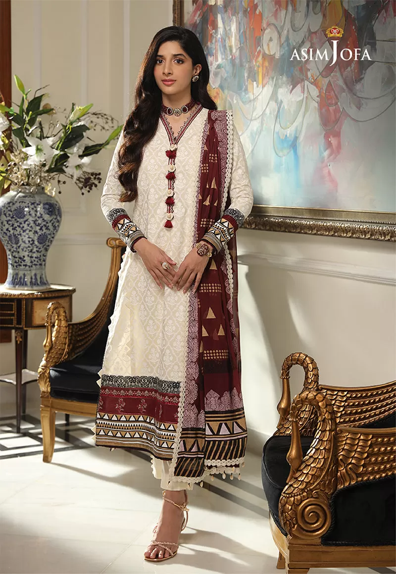 AJAI-02 EMBROIDERED COTTON SILK 3 PCS