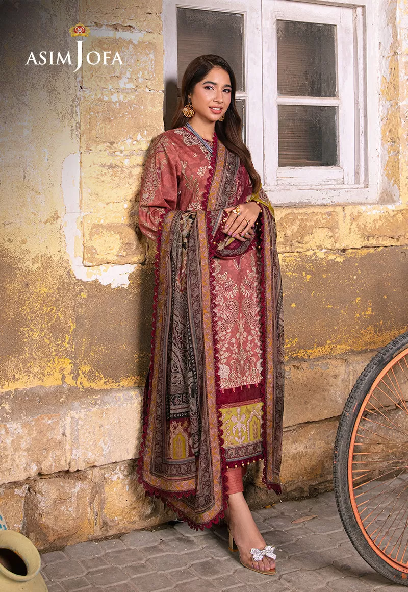 AJAR-17 EMBROIDERED LAWN 3 PCS