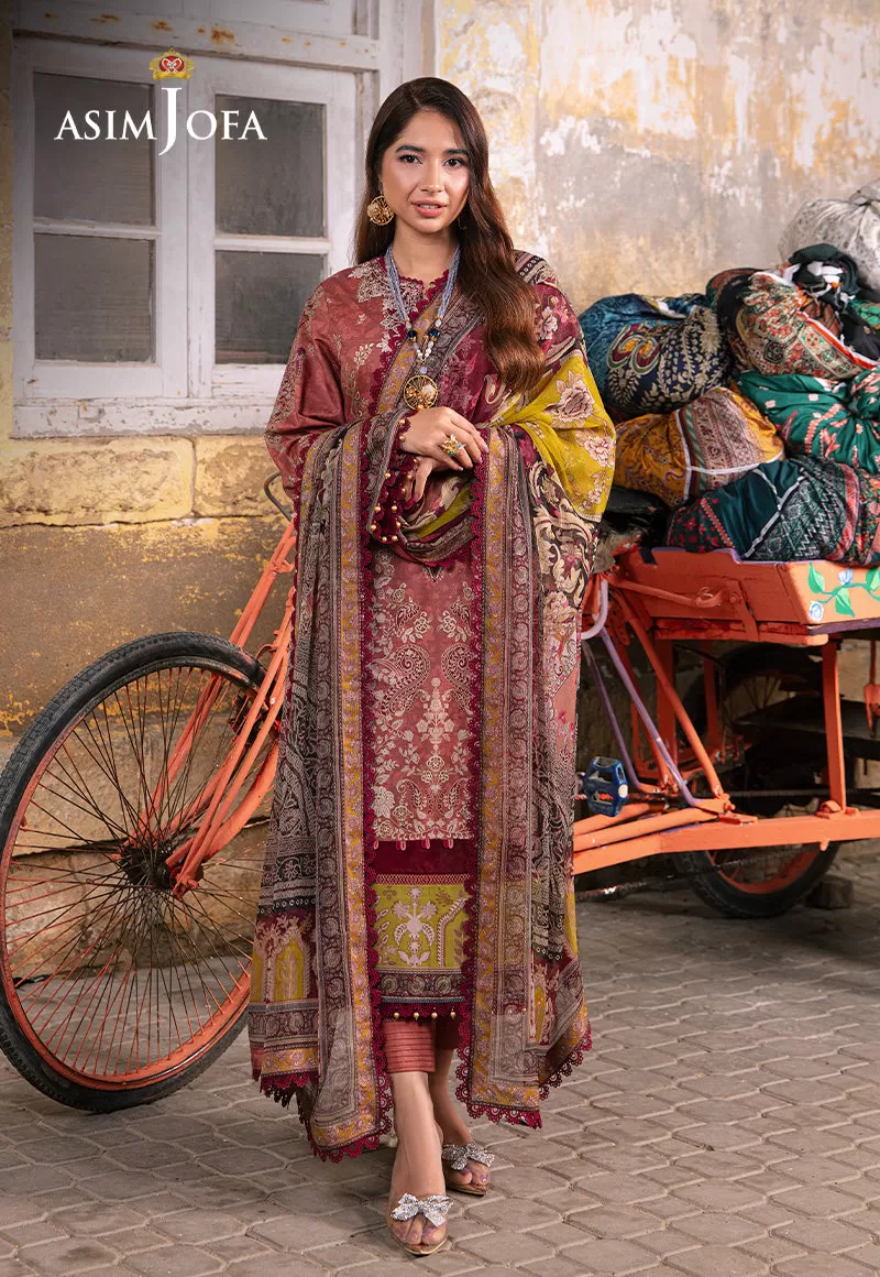 AJAR-17 EMBROIDERED LAWN 3 PCS