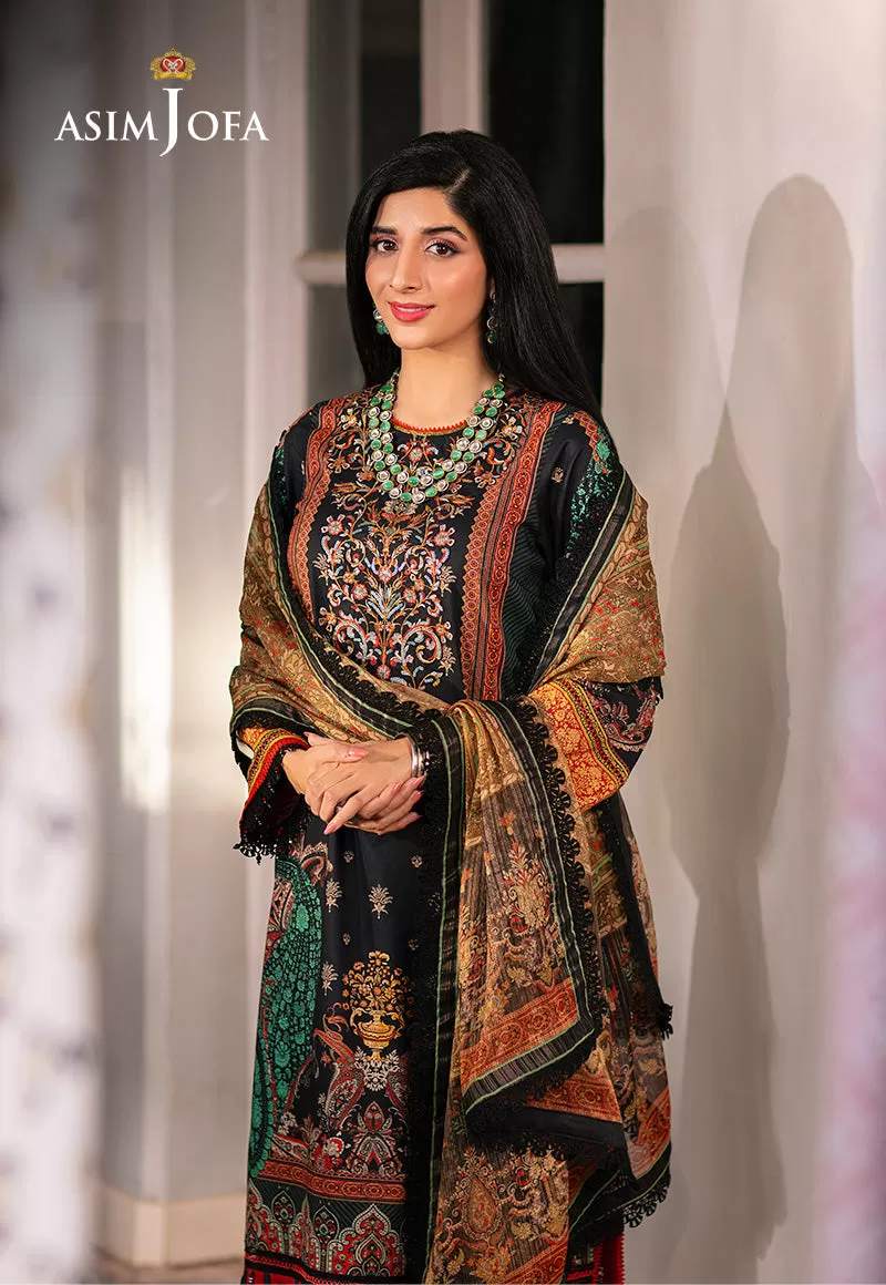 AJAR-18 EMBROIDERED LAWN 3 PCS