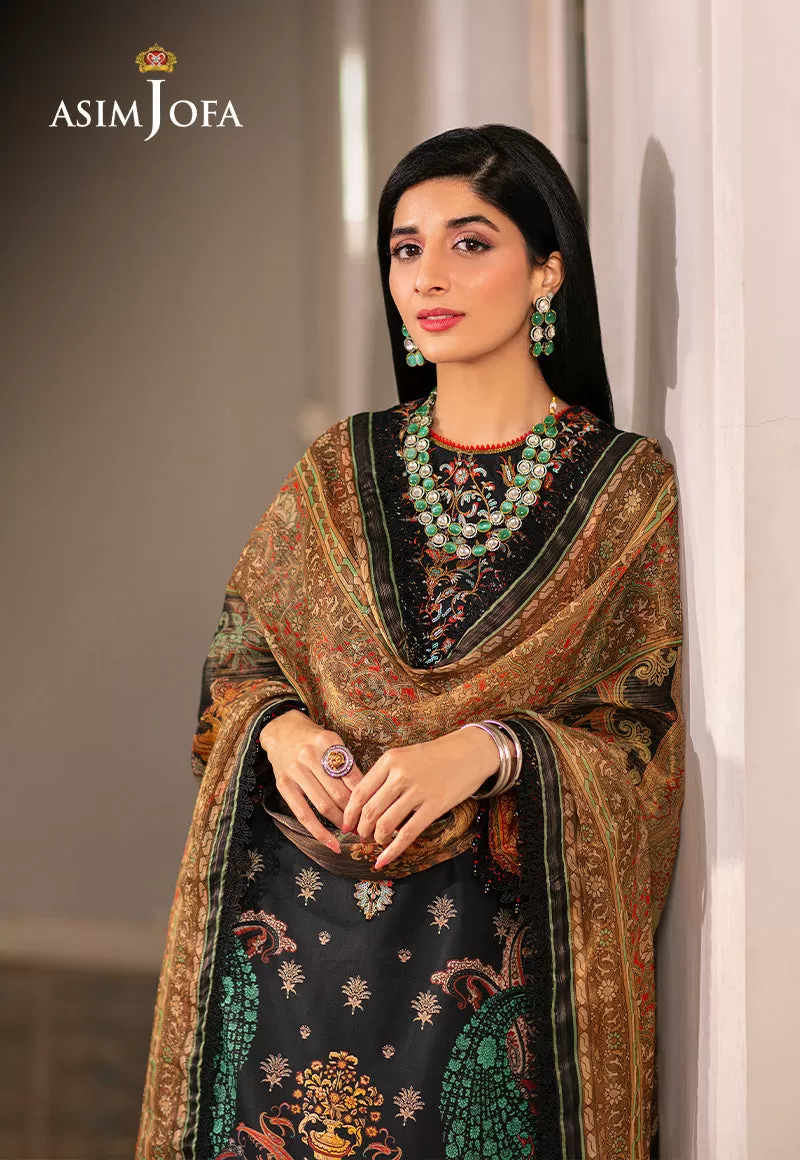 AJAR-18 EMBROIDERED LAWN 3 PCS