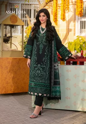 AJAR-32 EMBROIDERED JACQUARD 3 PCS