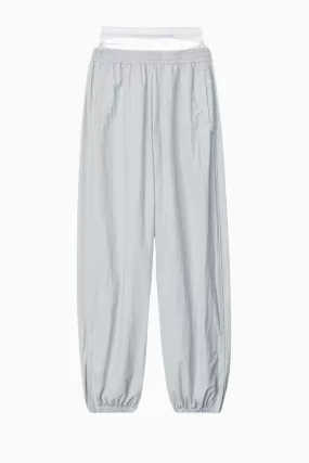 Alexander Wang Exposed Brief Logo Track Pant - Microchip