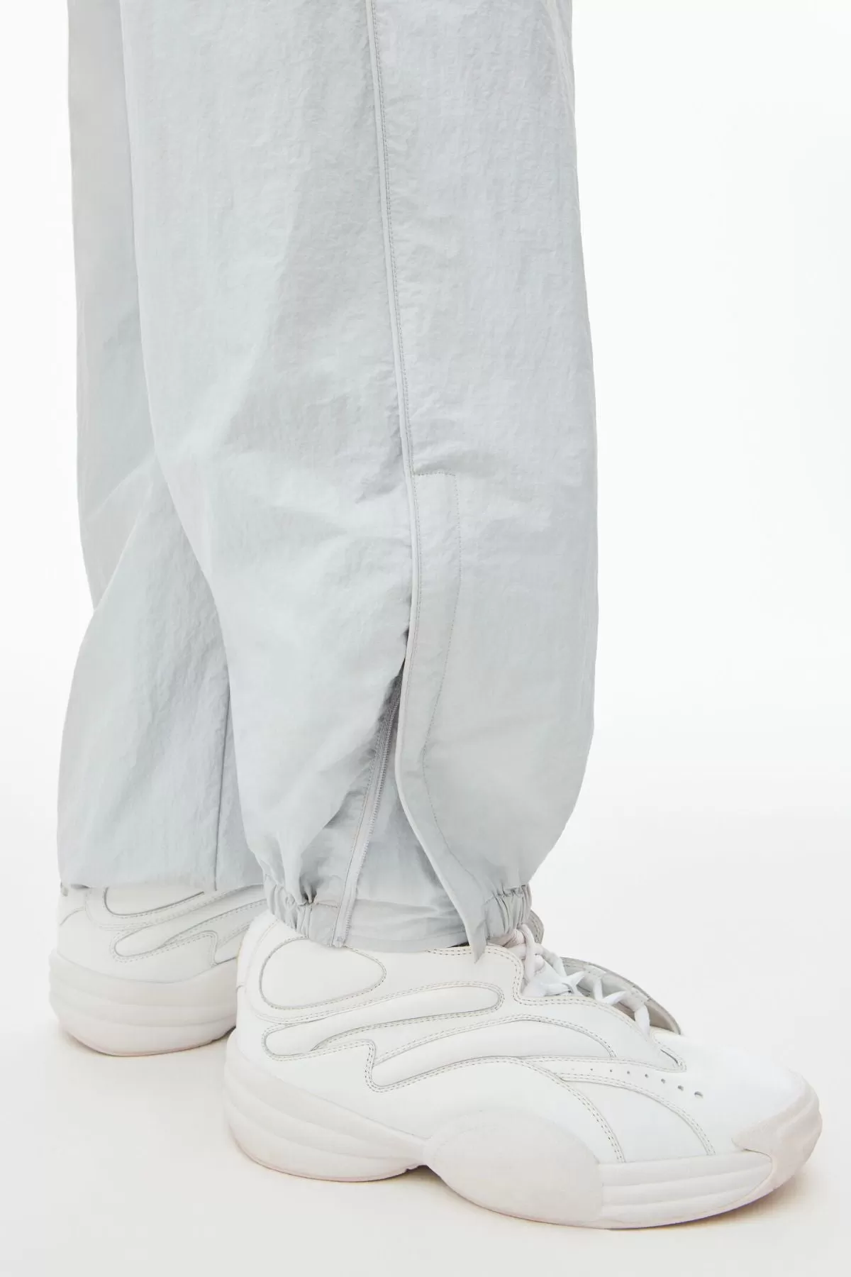 Alexander Wang Exposed Brief Logo Track Pant - Microchip