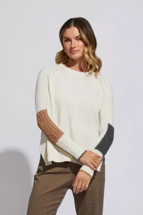 Arm Detail Jumper | White