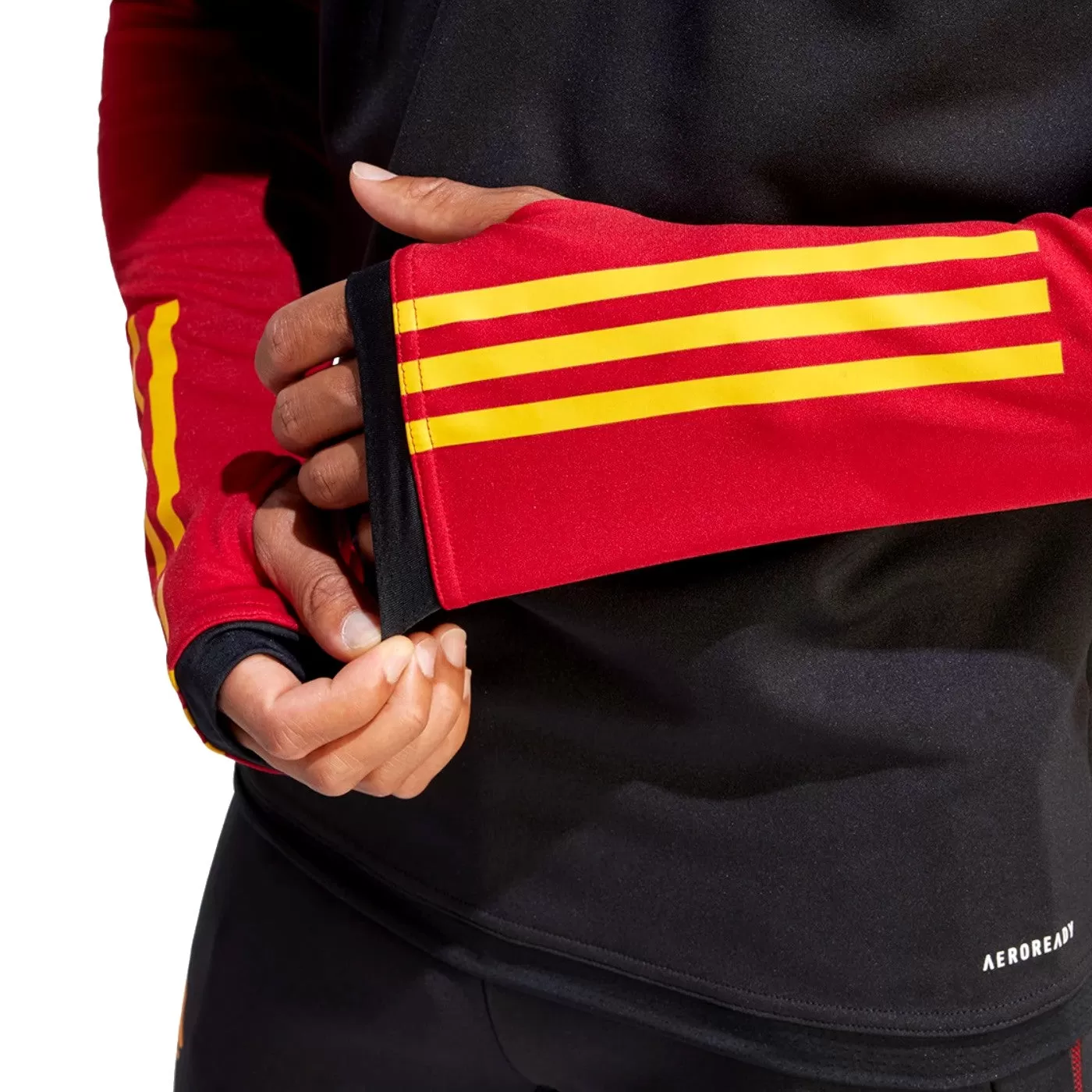 AS Roma Soccer technical training sweat top 2023/24 - Adidas