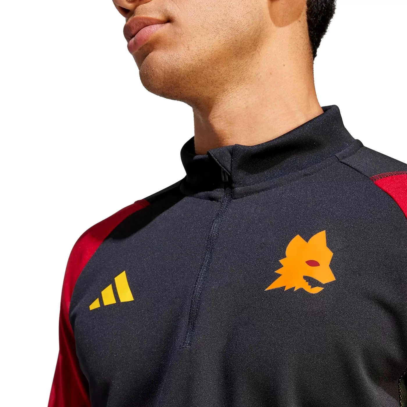 AS Roma Soccer technical training sweat top 2023/24 - Adidas