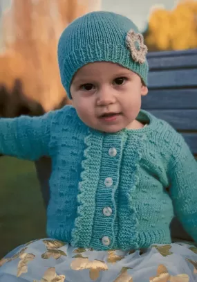 Baby Cakes Imogen Cardi & Hat #Bc83 0-18 Month Knitting Pattern