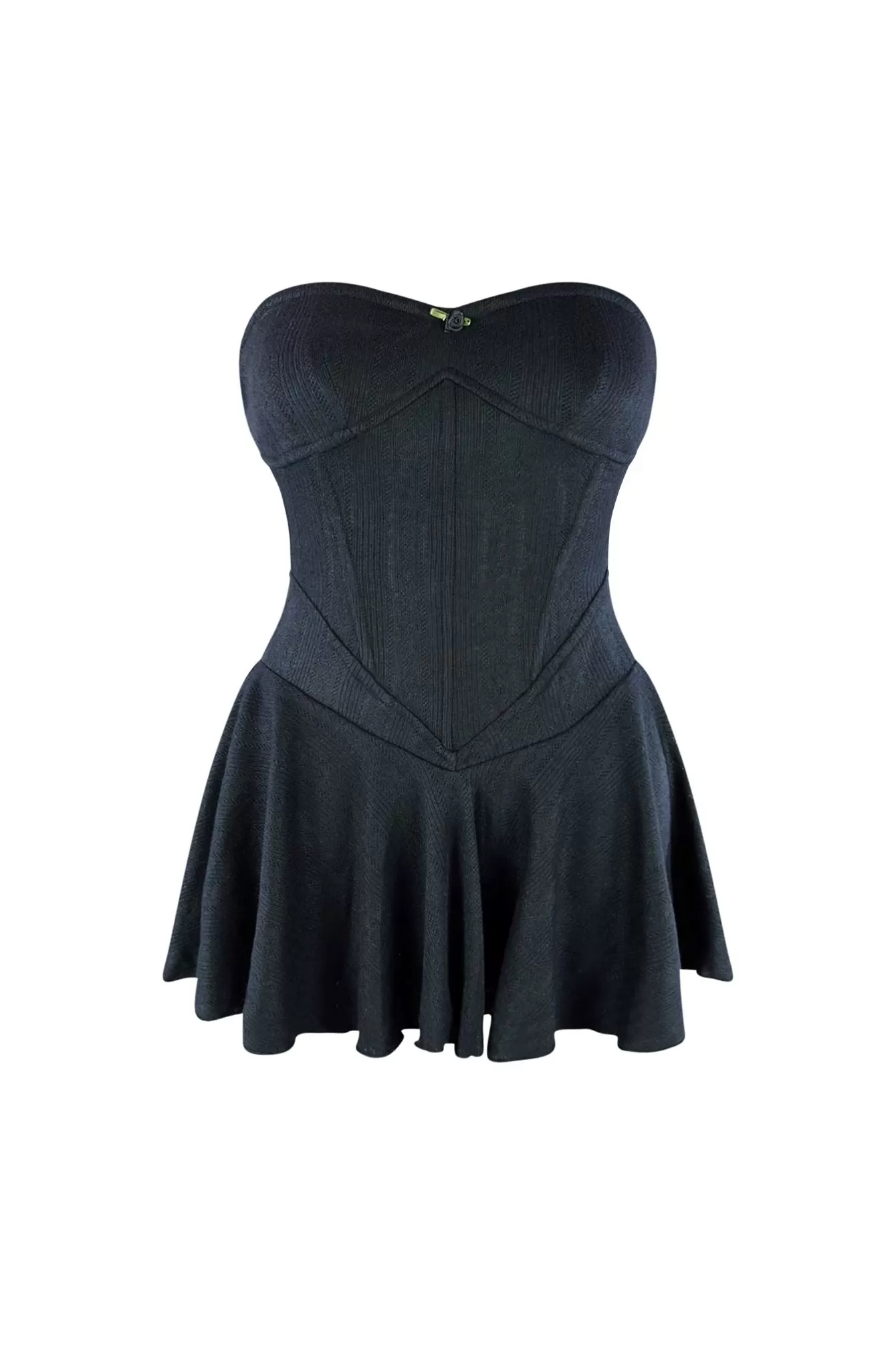 Balletcore Flare Tube Corset Mini Dress