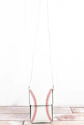 Baseball Cell Phone Crossbody Purse