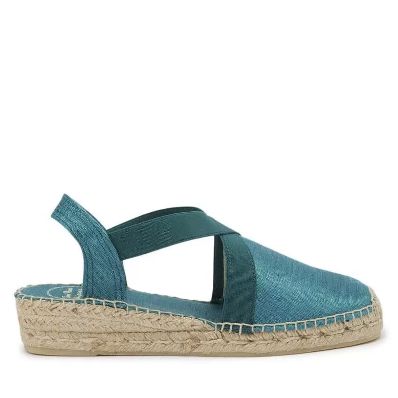 Basic Cotton blend Wedge Espadrille for Women - Vic