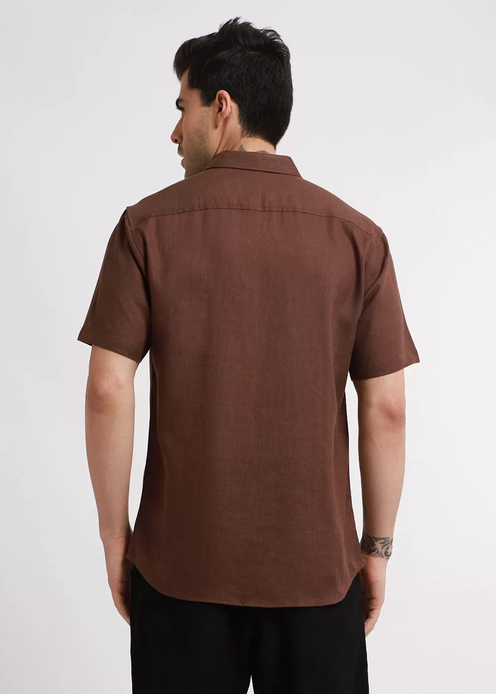 Batiste Brown Linen shirt