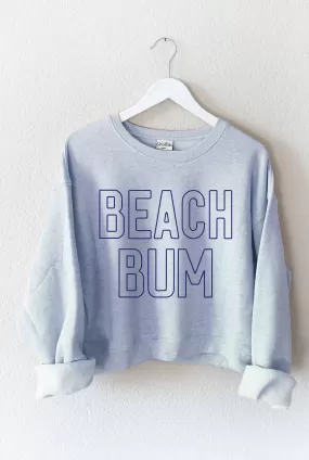 Beach Bum Mid Sweatshirt (Womens) - Light Blue