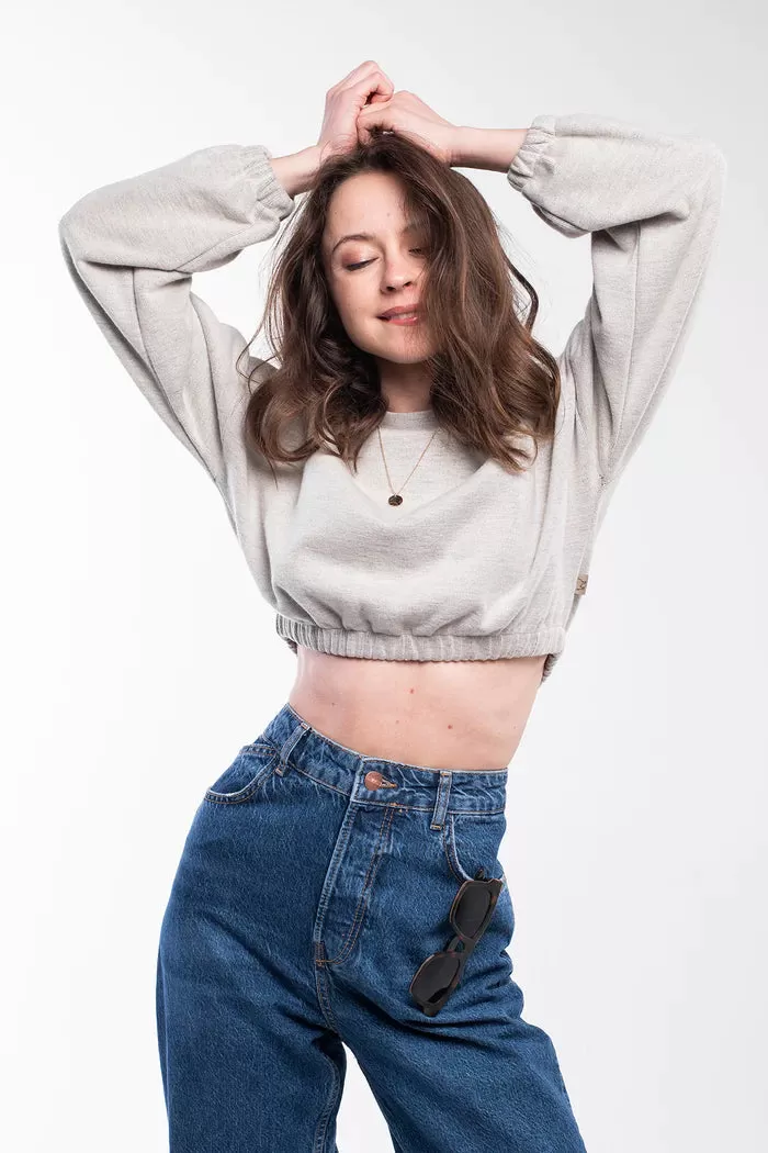 Bee And Alpaca Fresh Crop Top Sweatshirt