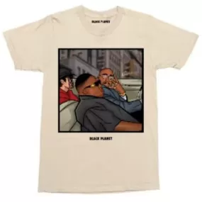 Black Planet Men P, B &amp; MJ Tee (Cream)