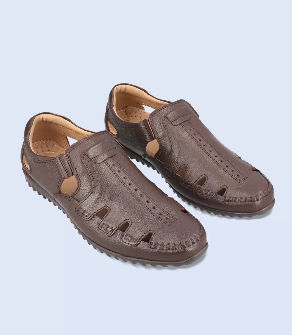 BM4641-BROWN-Men Sandal