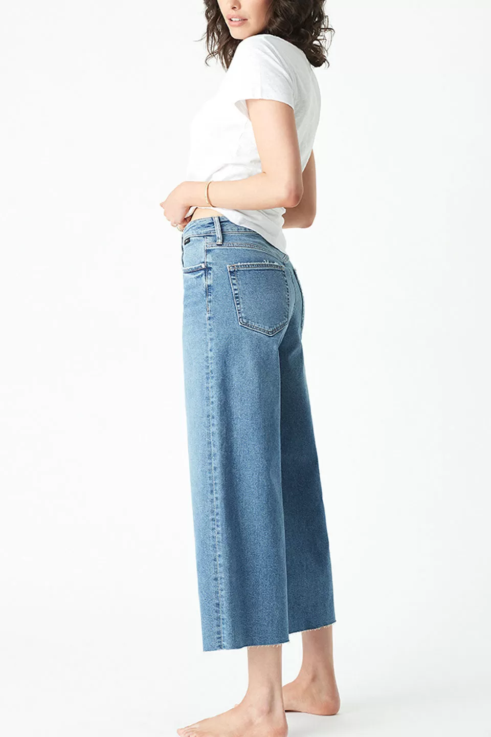 Bodrum Indigo 90s High Rise Wide Leg Blue Jean