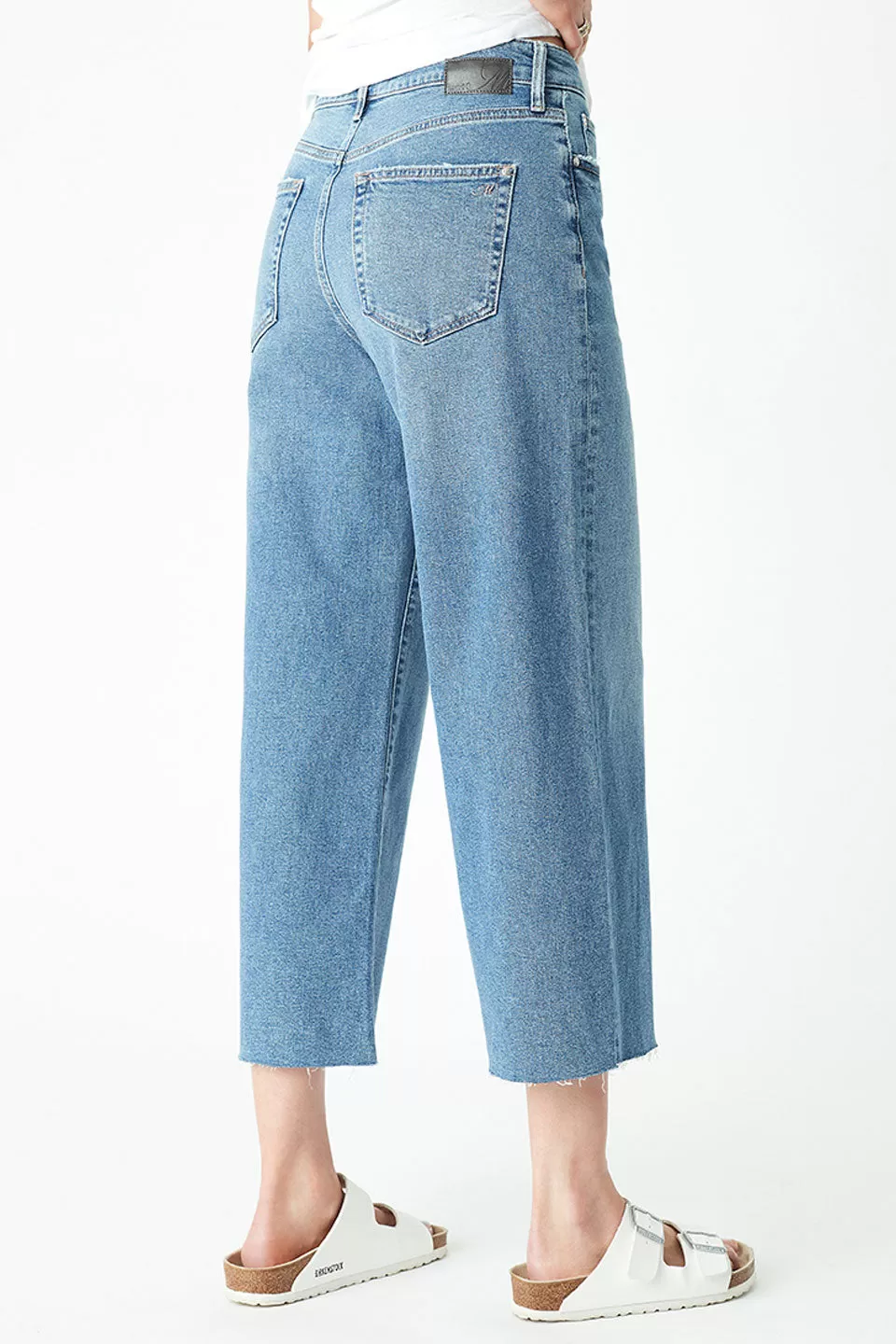 Bodrum Indigo 90s High Rise Wide Leg Blue Jean