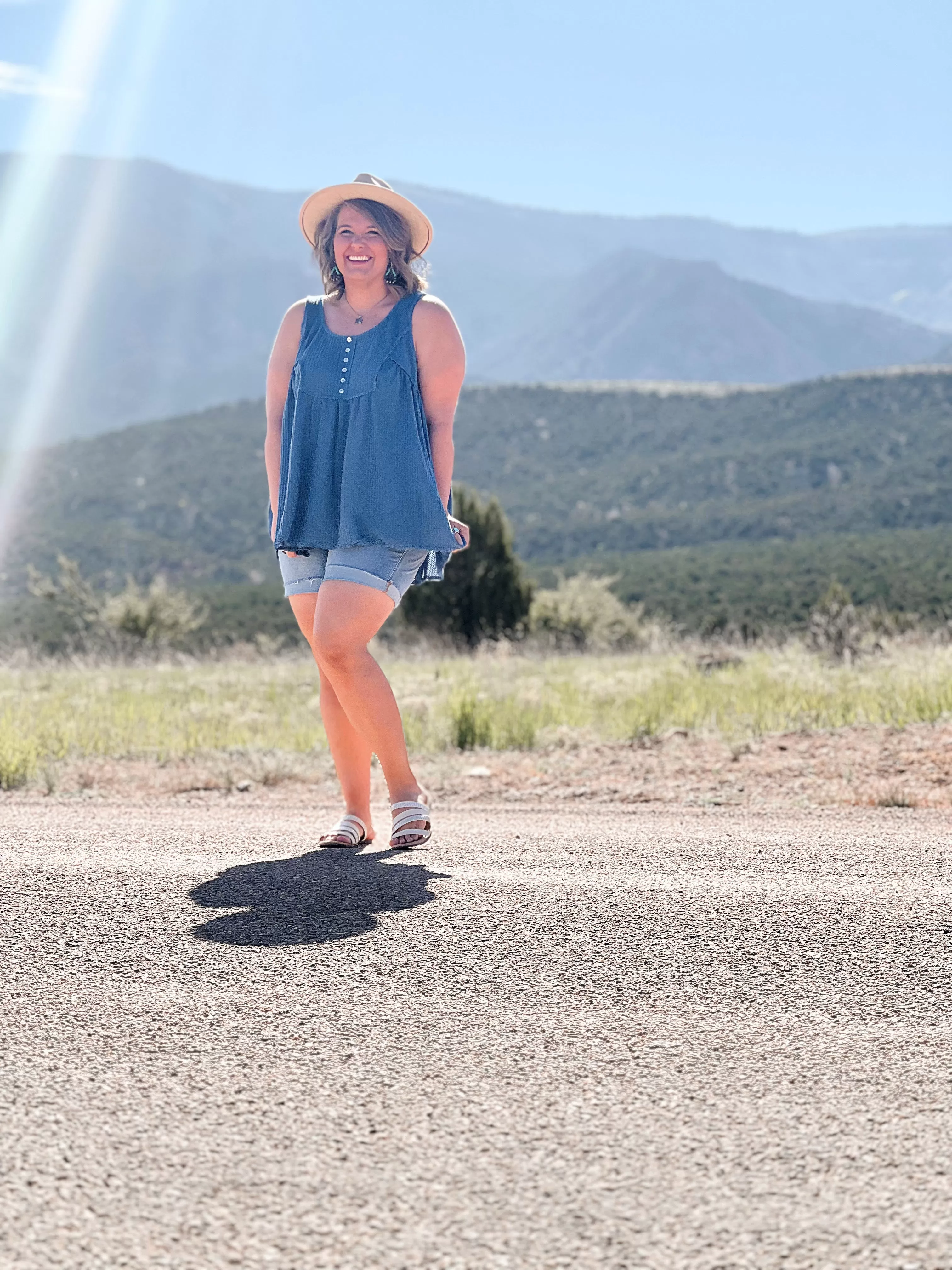 Boho Blue Tank