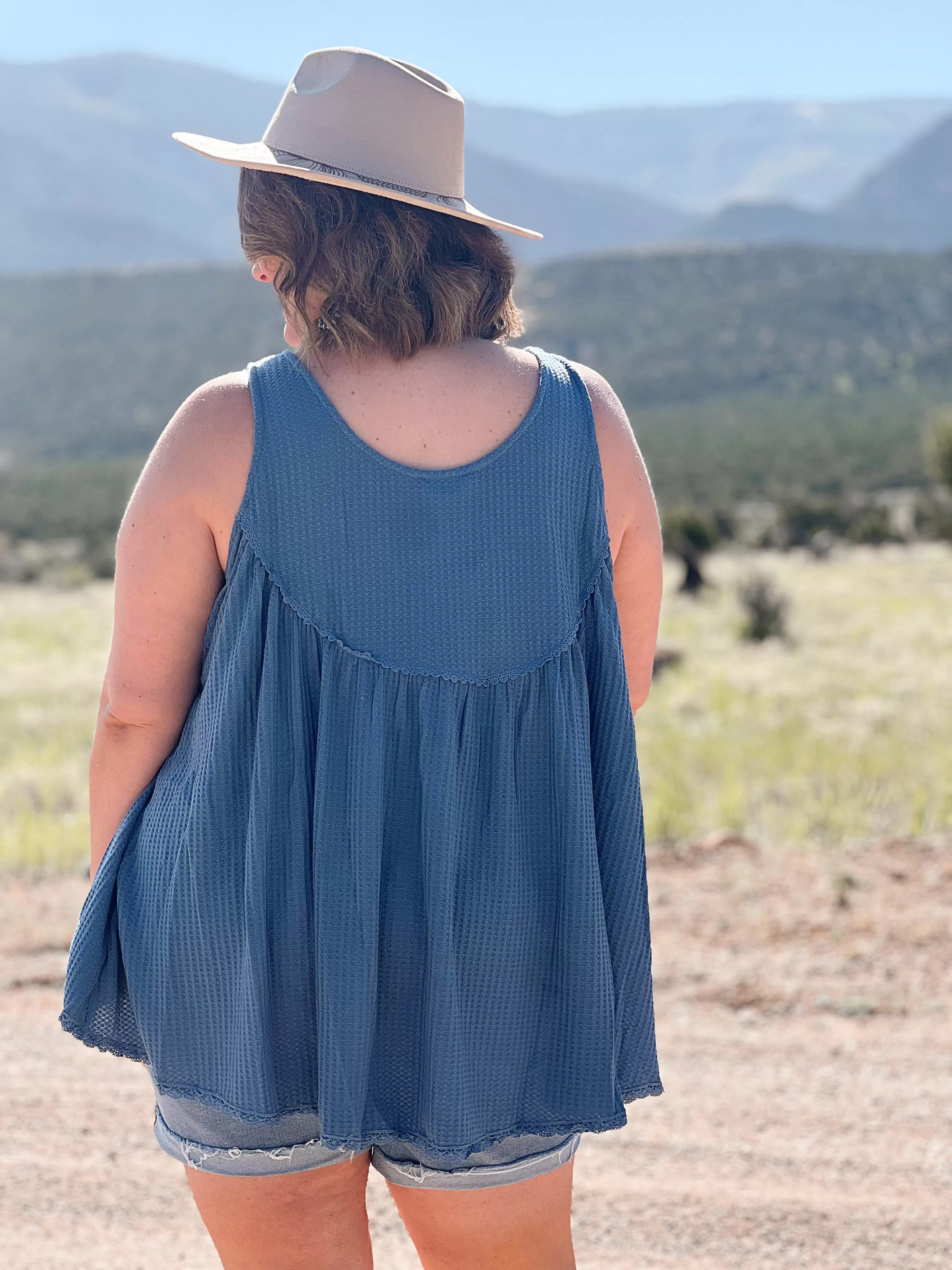 Boho Blue Tank