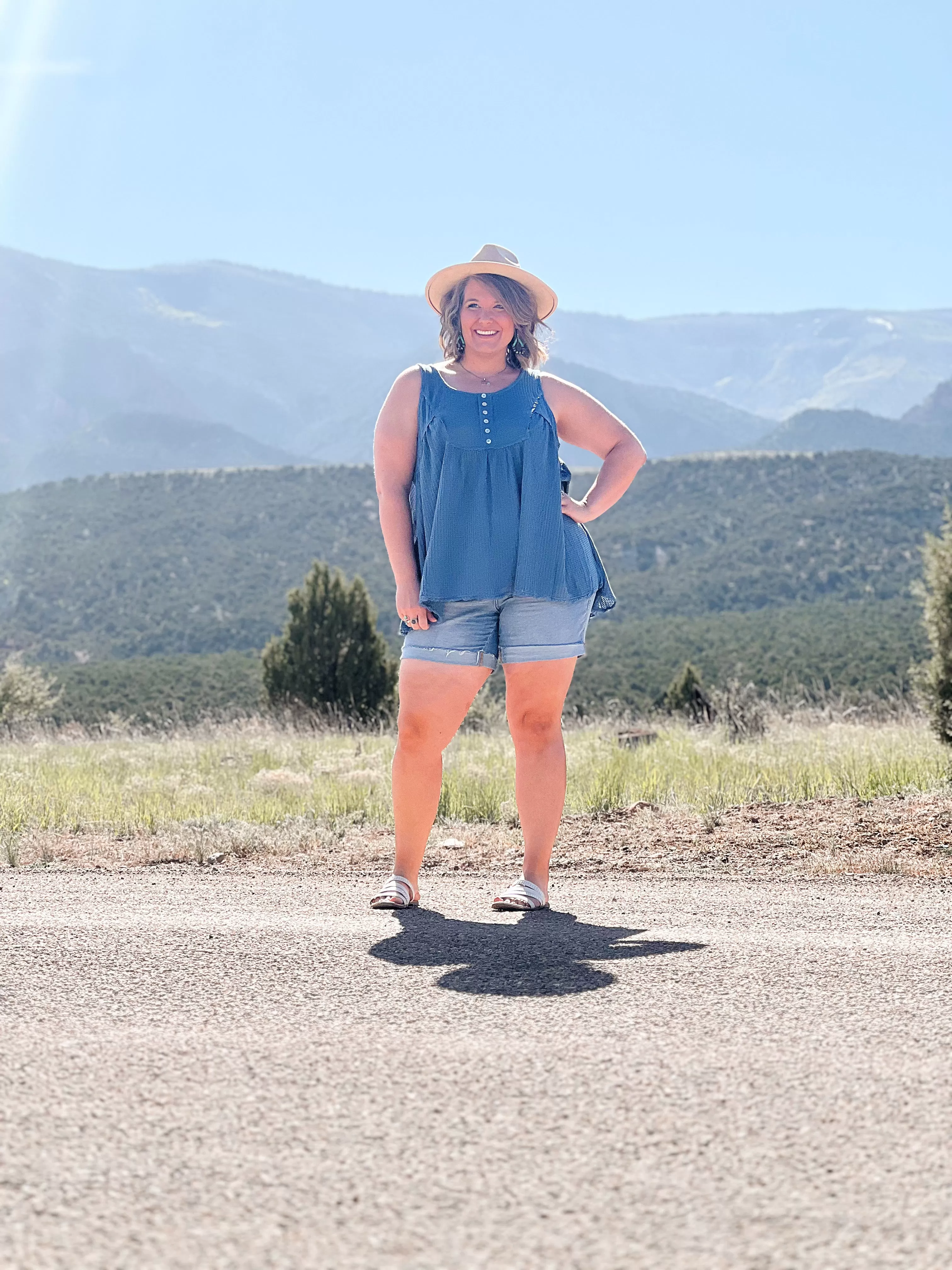 Boho Blue Tank