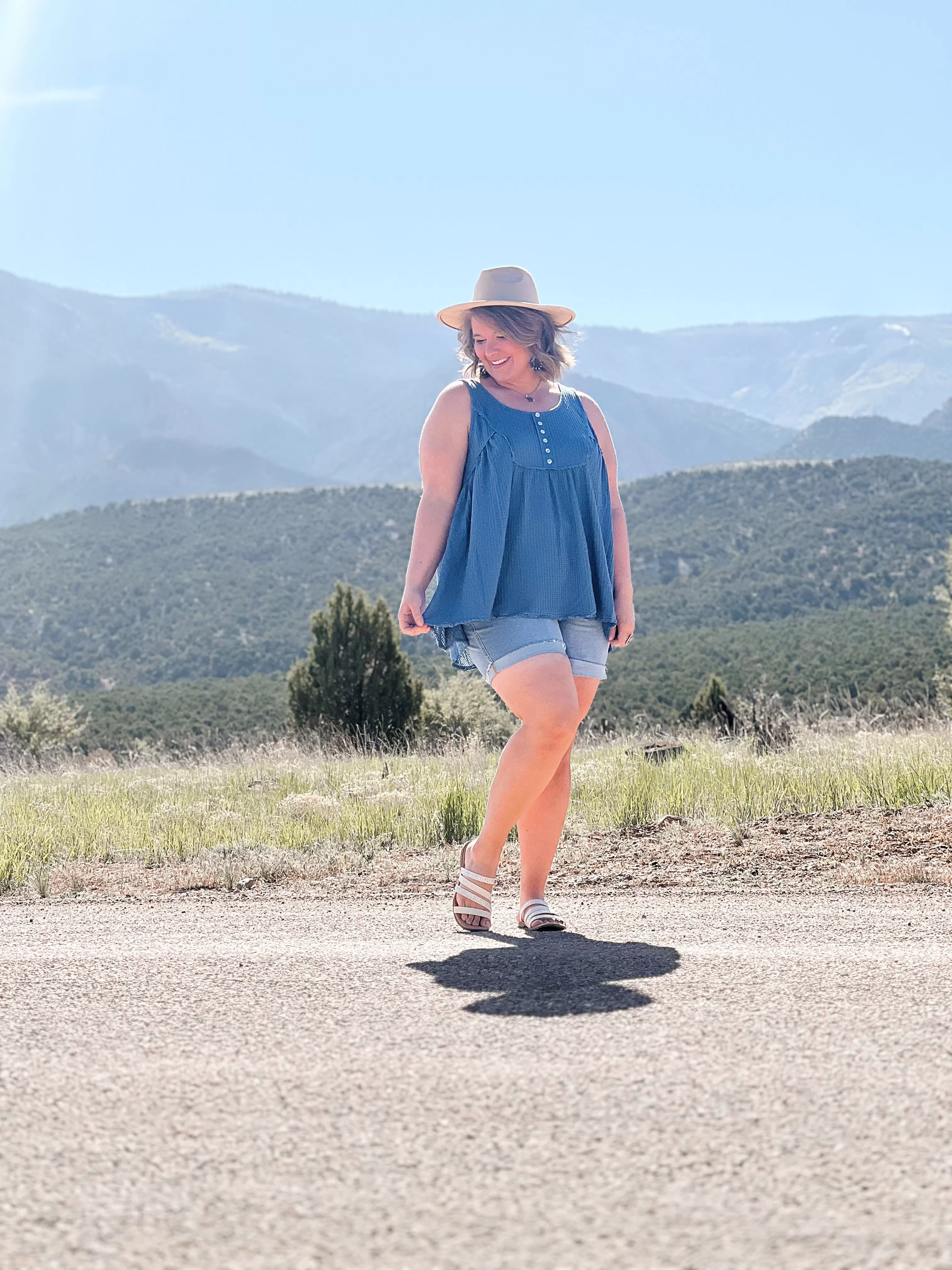 Boho Blue Tank