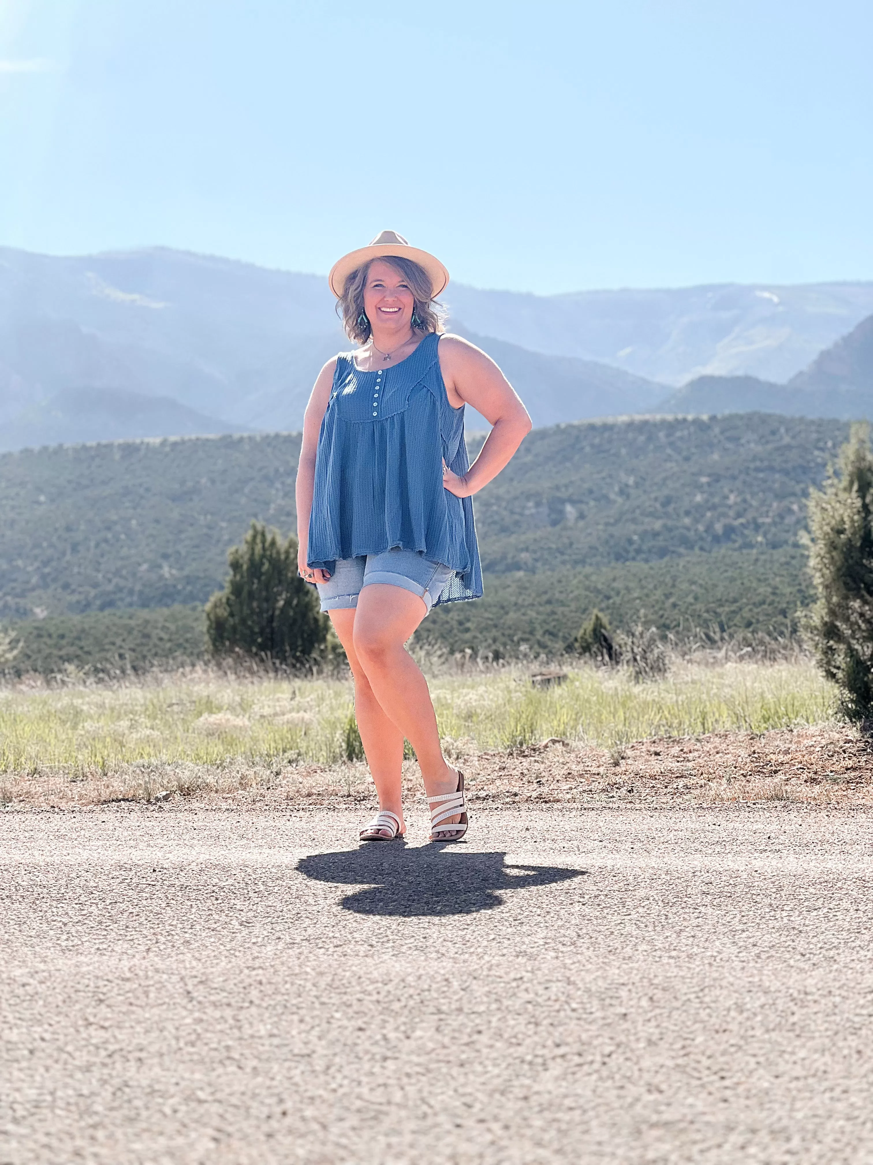 Boho Blue Tank