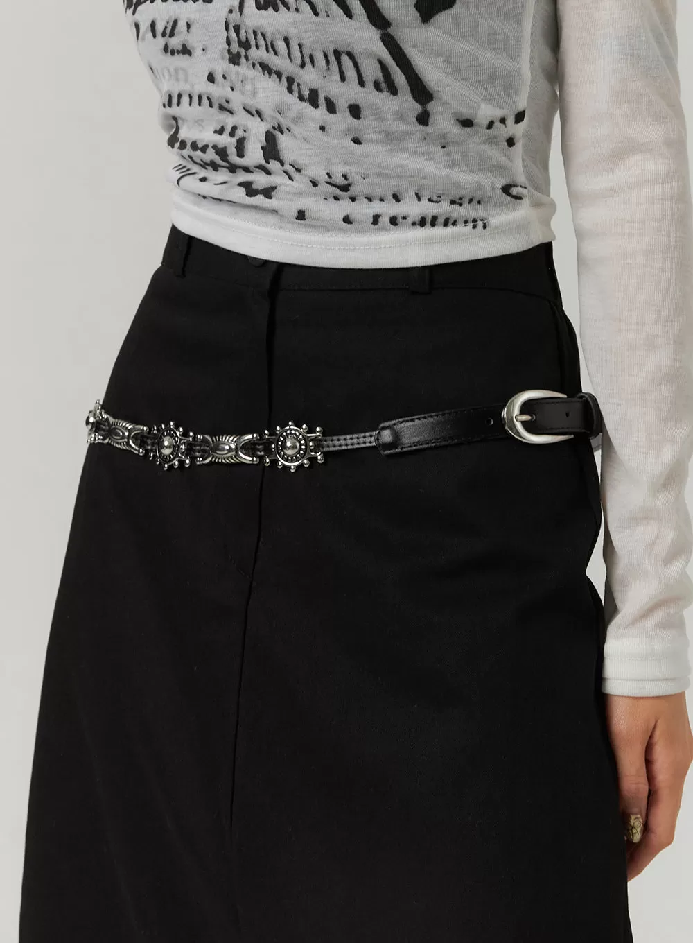 Boho Faux Leather Belt CJ422