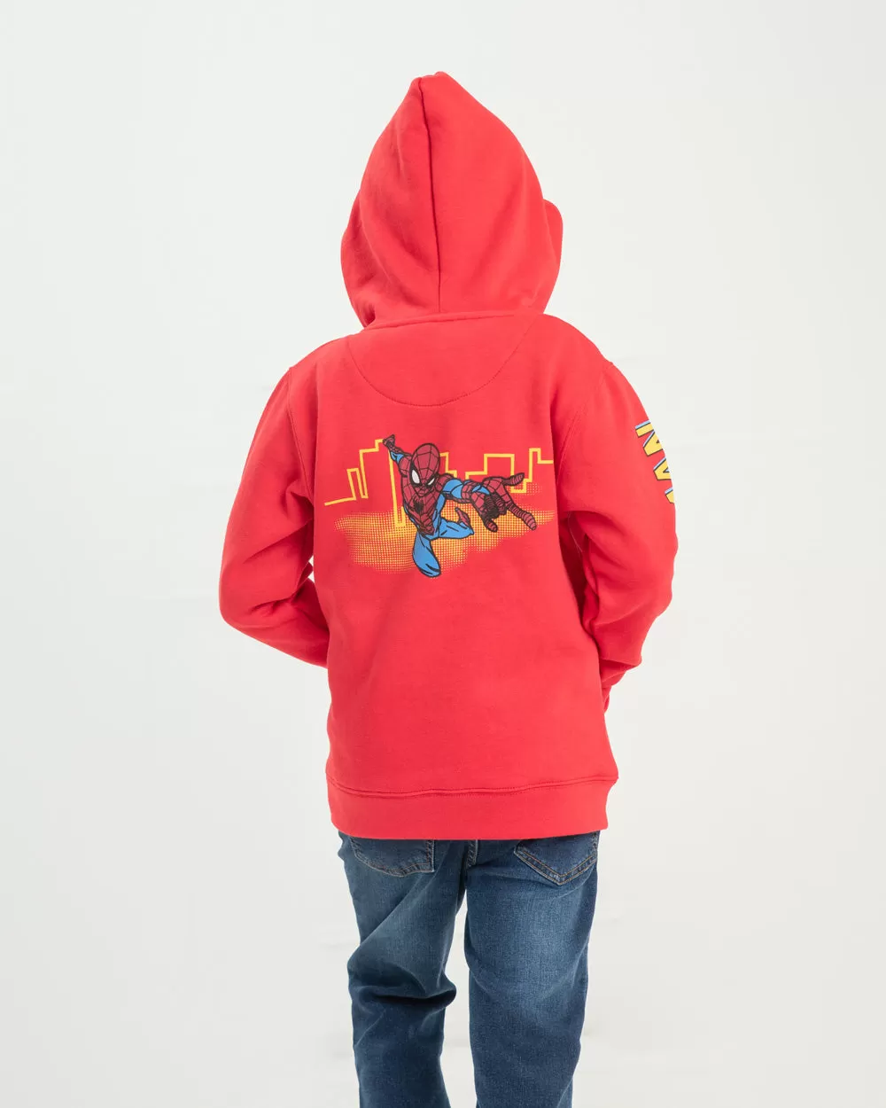 Boy Graphic Zipper Hood