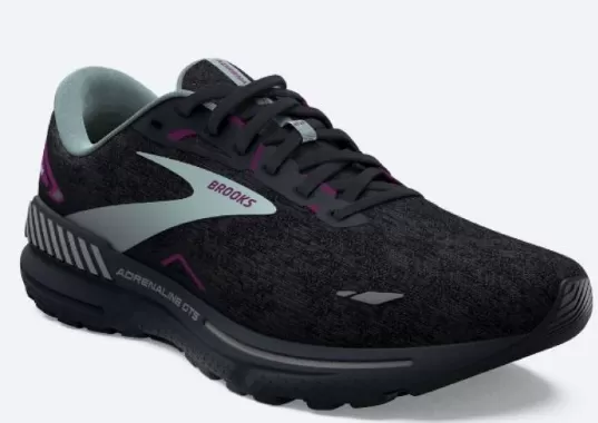 Brooks Adrenaline GTS 23 - Black/Lt Blue/Purple