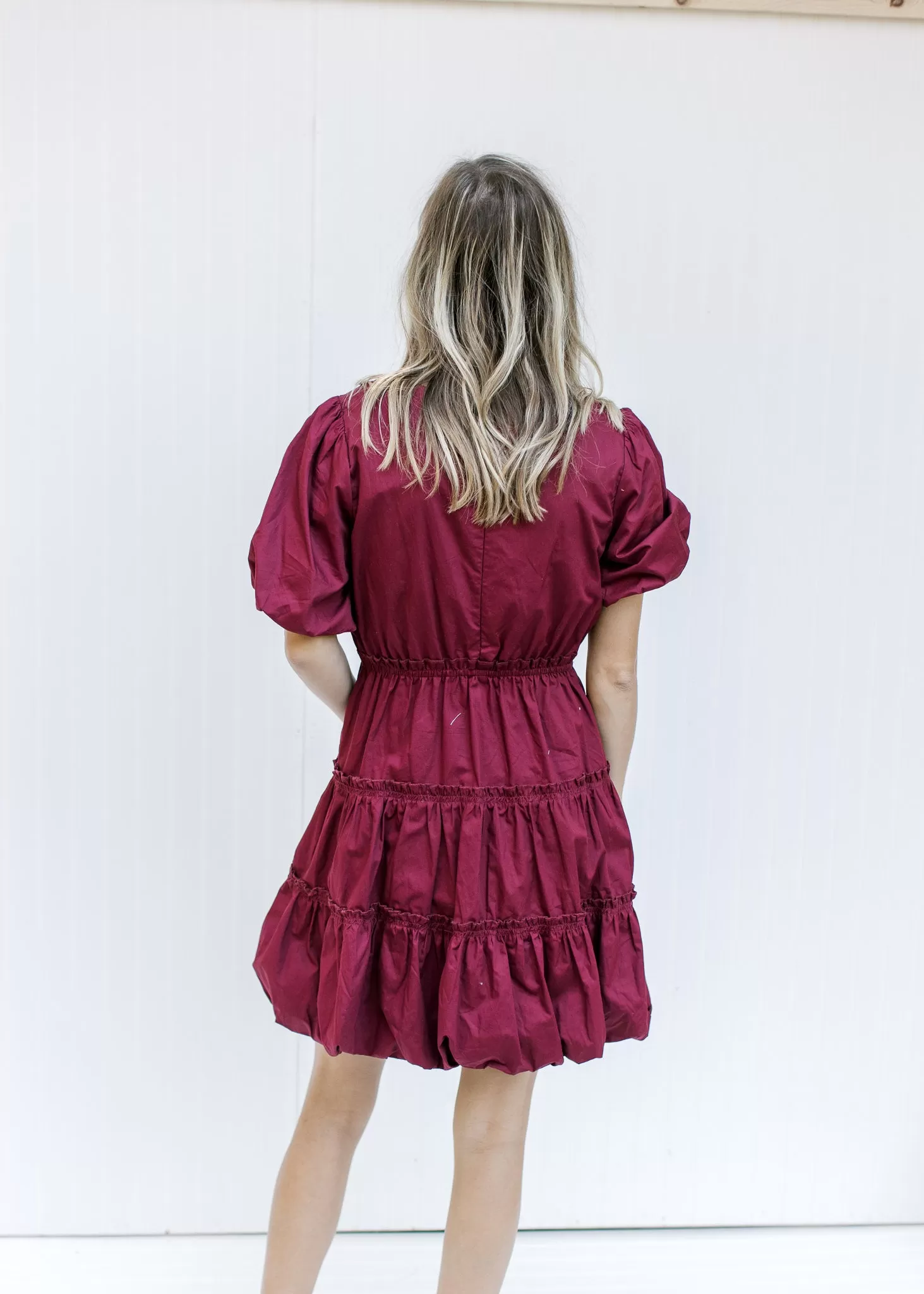 Burgundy Belle Dress