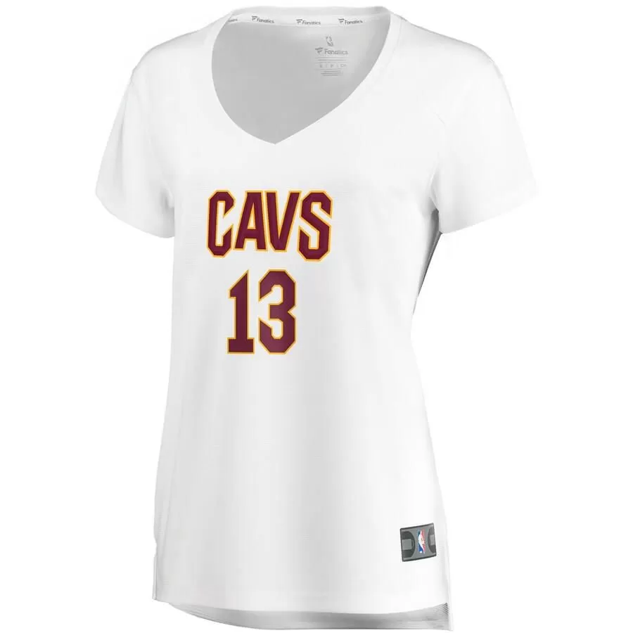 Cleveland Cavaliers Tristan Thompson Fanatics Branded Fast Break Player Association Jersey Womens - White | Ireland M6228S1