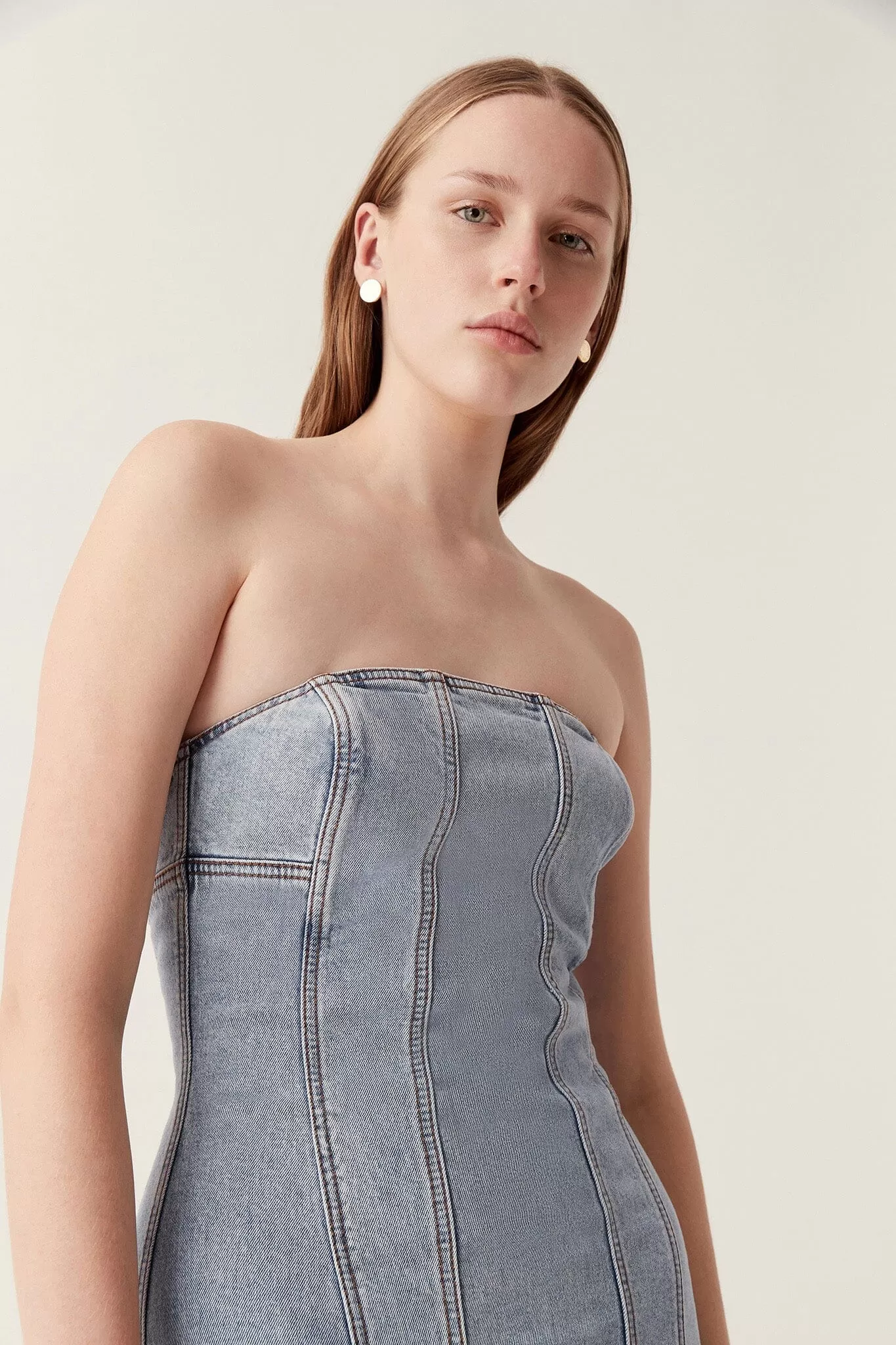 Corie Denim Mini Dress