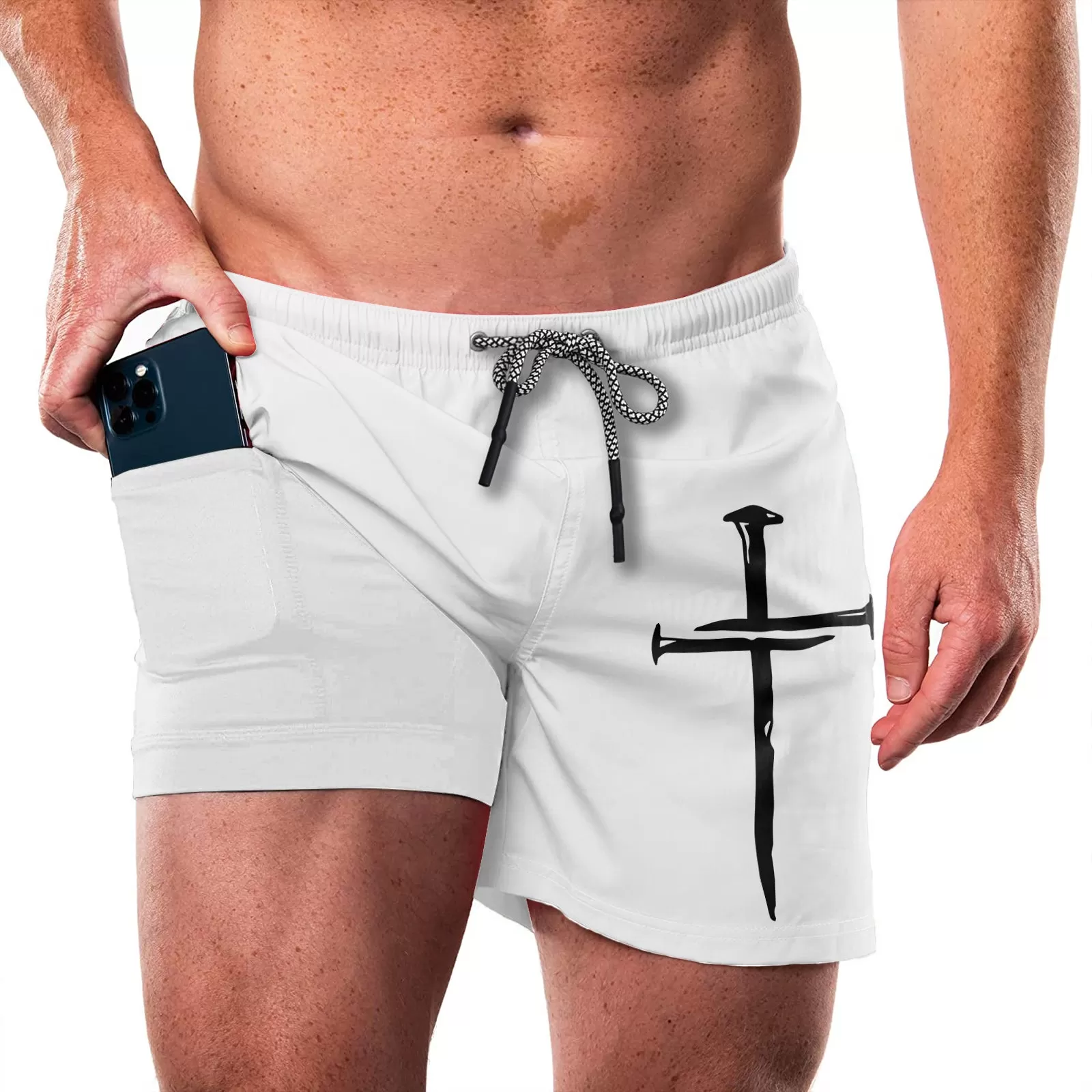 CROSS QUICKDRY POCKET 2 IN 1 7'' INSEAM RUNNING SHORTS