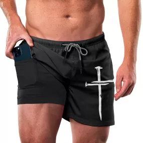 CROSS QUICKDRY POCKET 2 IN 1 7'' INSEAM RUNNING SHORTS