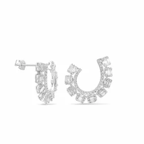 Diamond Fashion Cuff Earrings