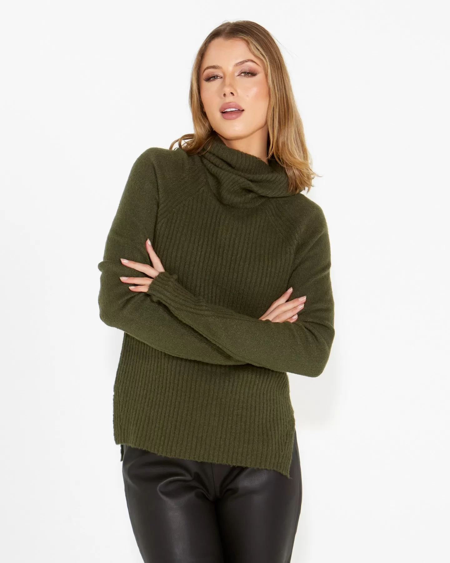 Downtown Knit - Olive