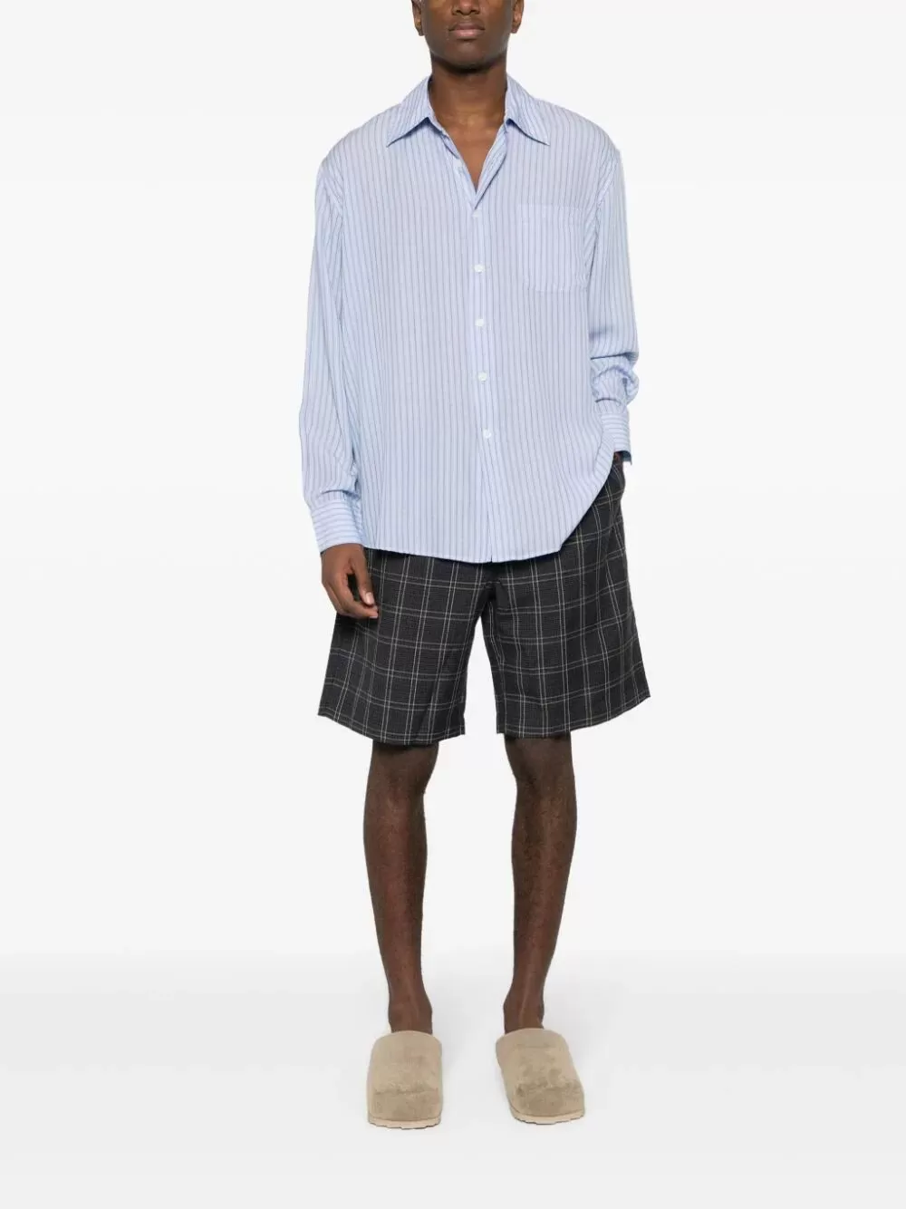 DRAPE CHECK SHORTS