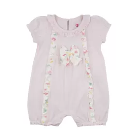 Elegant Kids Romper With Ruffle Details