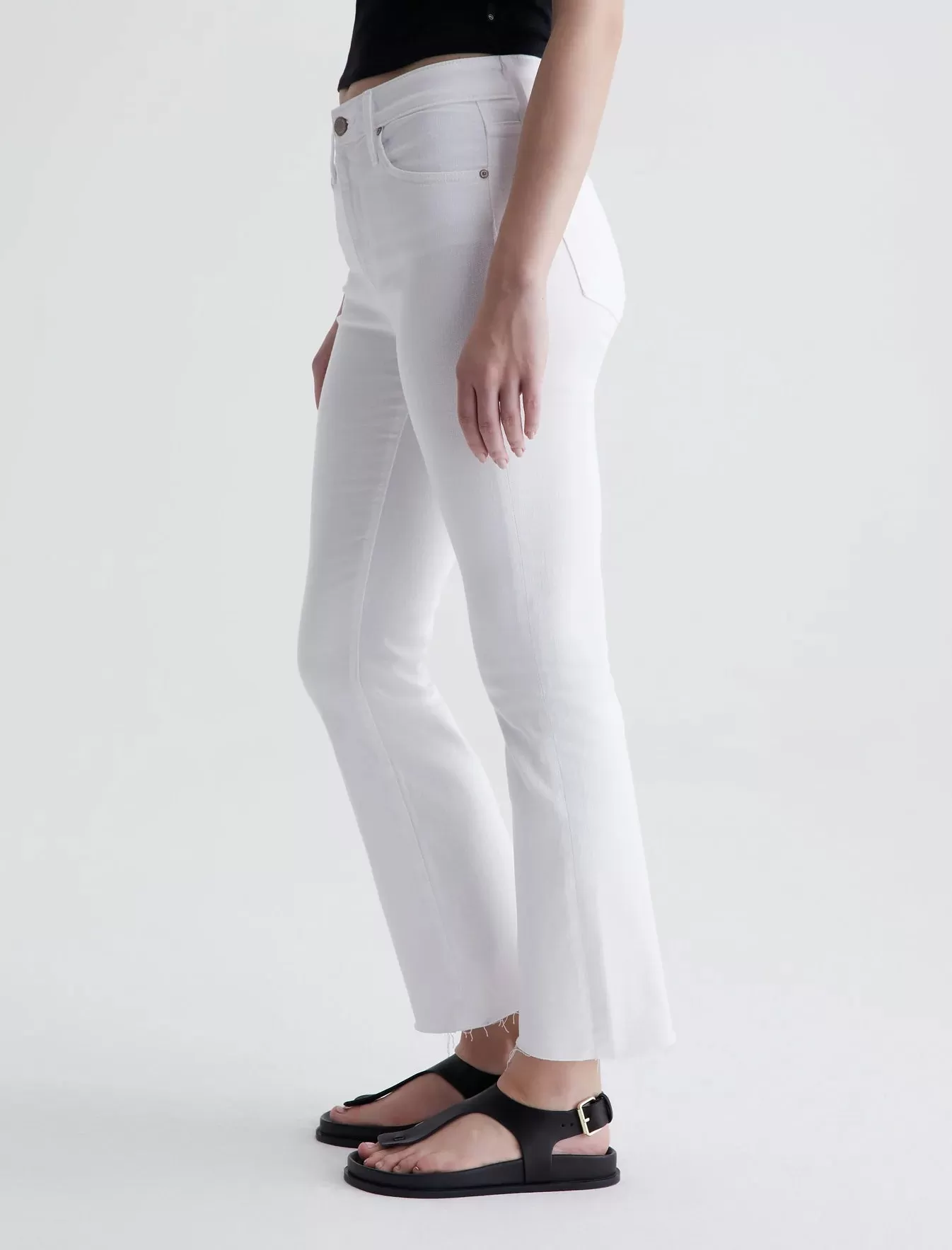 FARRAH BOOT CROP (MODERN WHITE) - A.G. DENIM