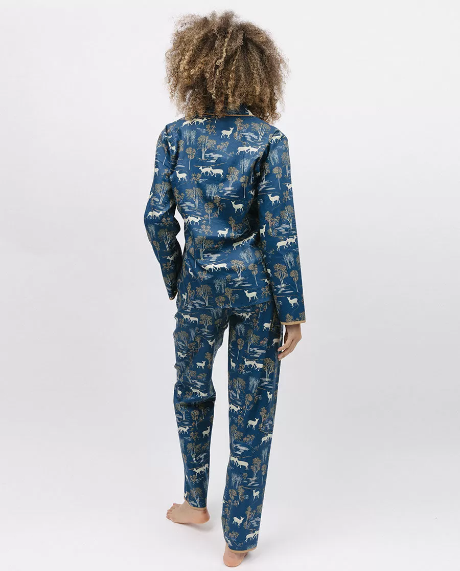 Fawn Woodland Print Pyjama Bottoms