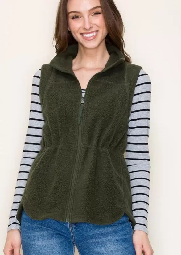 Finley Fleece Vests - 3 Colors!