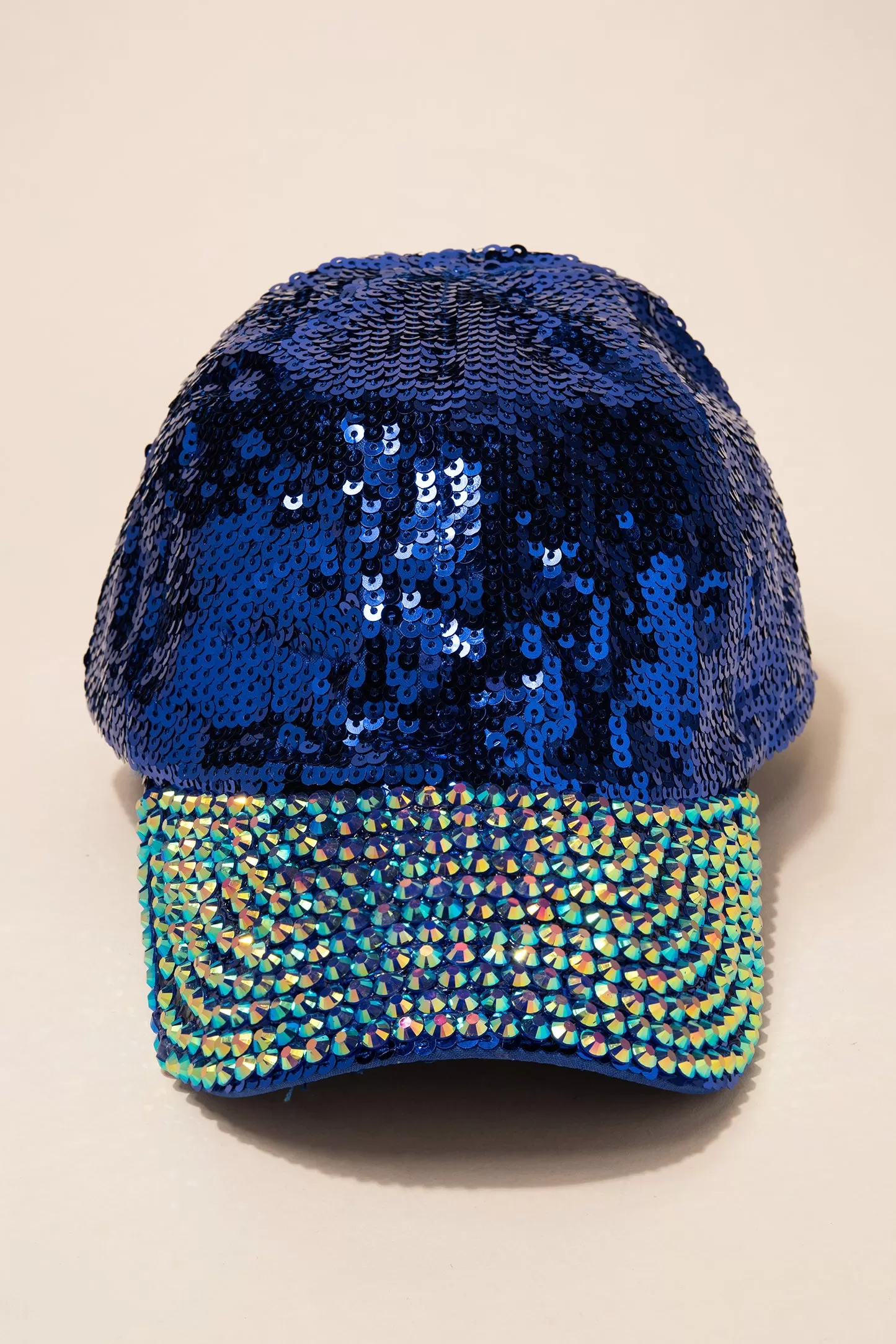 Gloria Sequin and Rhinestone Cap