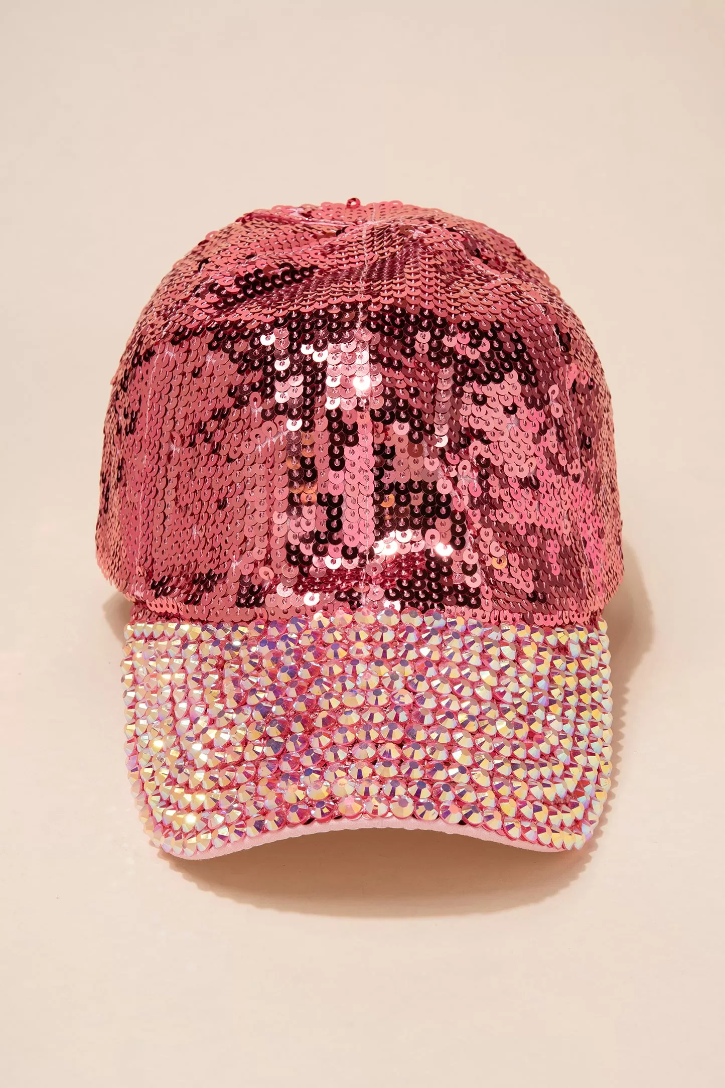 Gloria Sequin and Rhinestone Cap