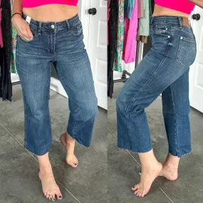 Hayes High Rise Wide Leg Crop Jeans